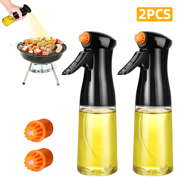 Oil Spray Bottle Glass Kettle Kitchen High-pressure