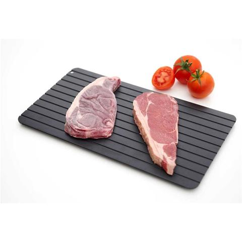 Fast Defrosting Tray Thaw  Kitchen Quick Aluminum Thaw Plate
