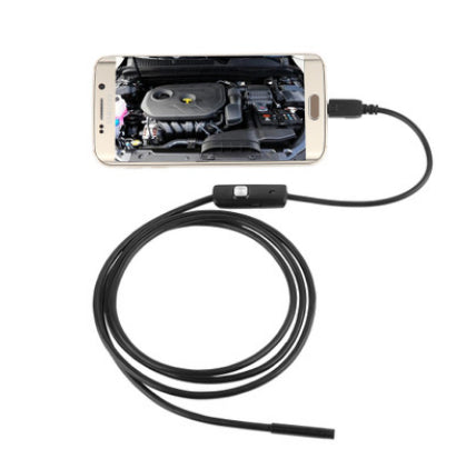 Lens Endoscope HD 480P USB OTG Snake Endoscope Waterproof Inspection Pipe Camera