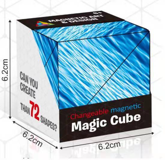 Solid Geometry Magic Cube Changeable Magnetic Deformation Toy