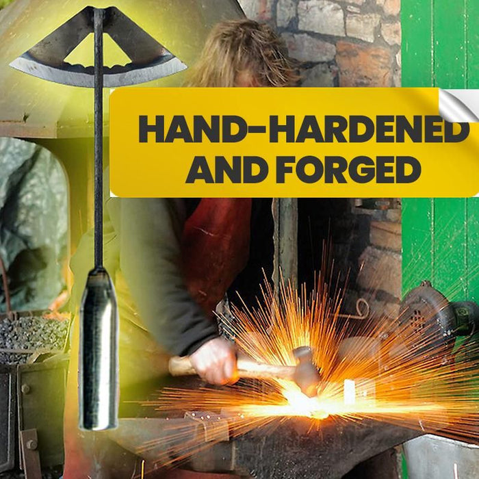 All-manganese Steel Gardening Hand-held Hoe All-steel Hardened Hollow Hoe