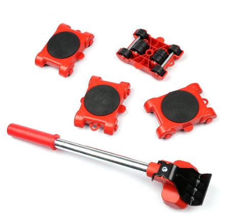 Professional Furniture Lifter Tool Set Furniture Mover Wheel Bar Roller Device Heavy Stuffs Moving Hand Tools