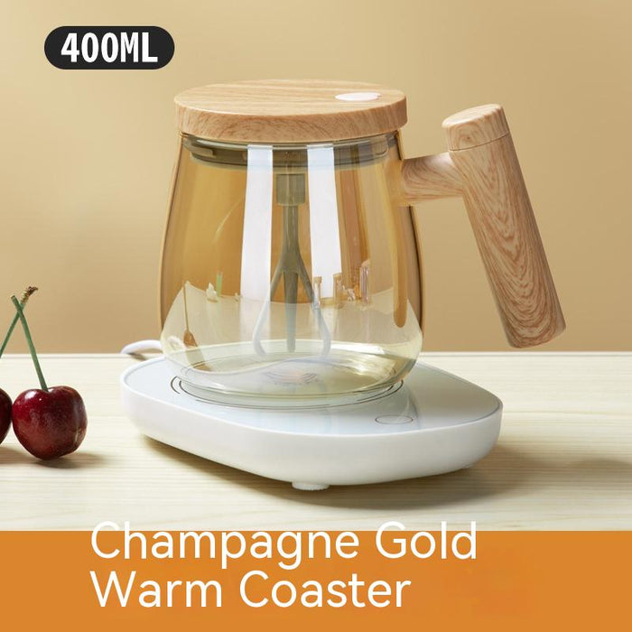 HOT SELLING 400ML Self Stirring Coffee Mug  Electric Mixing Glass Coffee CupHigh Speed Fast Automatic Coffee Cup For Gyms Dining Room Kitchen Gadgets