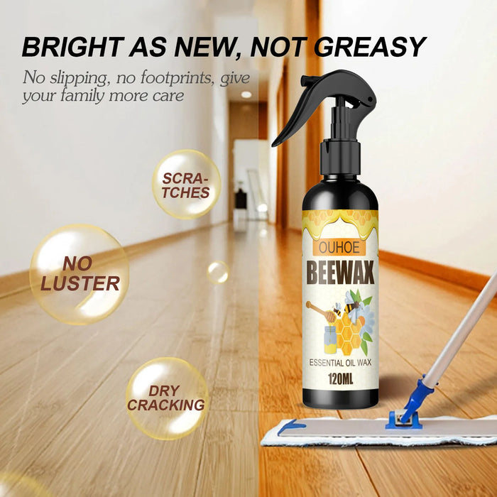 Furniture Polishing Beeswax Spray Wooden Floor Cleaning Maintenance Wood Table Shiny Wear Resistant Multipurpose Beeswax Agents