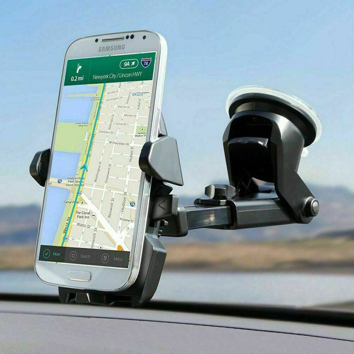360° Car Windshield Mount Holder Stand for Iphone Samsung Mobile Cell Phone GPS
