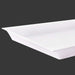 12Pcs White Plastic Serving Trays,15''X10'' Decorative Serving Trays,Slanted Rectangle Platter,Plastic Fast Food Tray,Wedding Platter Party Trays,Disposable Serving Party