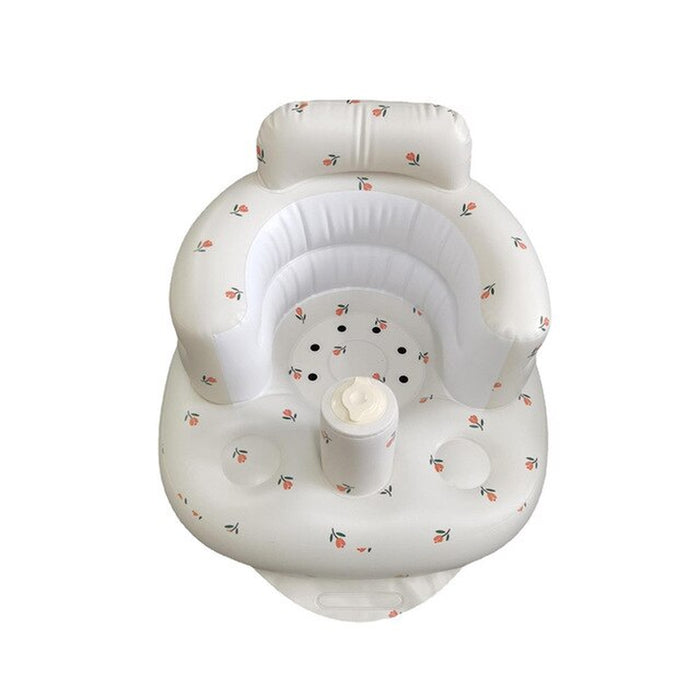 Baby Seat Multifunctional PVC Inflatable Armchair Baby Sofa Kid Bathroom Seat Infant Baby Feeding Chair Bathing Stool Baby Chair