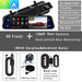 4K 2160P Carplay Android Auto Car Dvr Stream Rearview Mirror GPS 5G WIFI Dash Cam FM Radio Dashcam Car Camera Drive Recorder