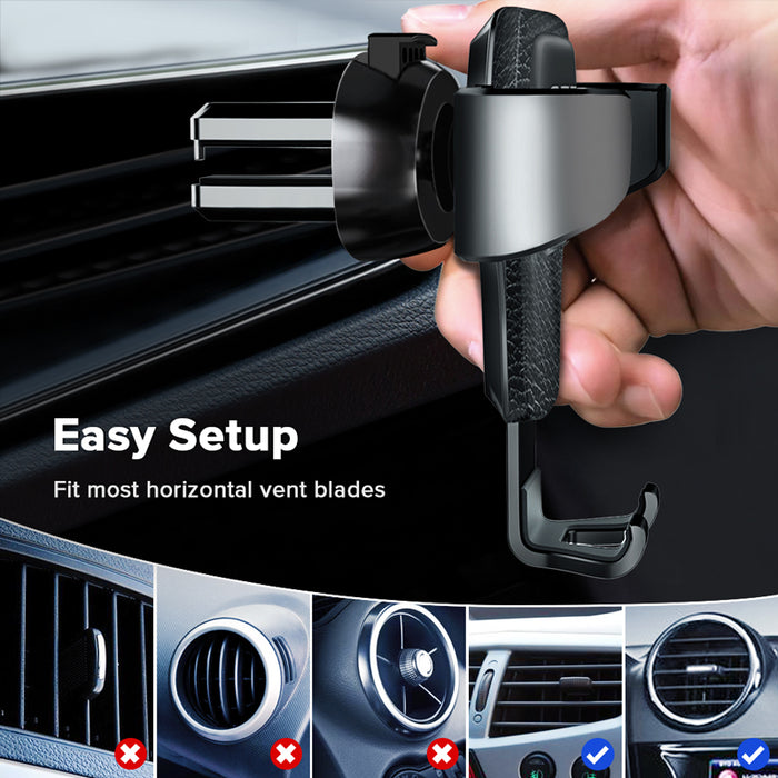 Gravity Car Holder for Phone Air Vent Clip Mount Mobile Cell Stand Smartphone GPS Support for Iphone 13 12 Xiaomi Samsung