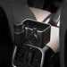 Car Armrest Paper Towel Coffee Cup Drink Holder Box Water Cup Cell Phone Multifunctional Car Storage Box Car Cup Holder (Black)