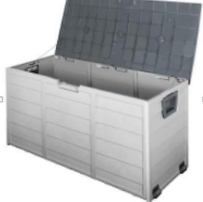 75 Gallon Outdoor Storage Box Rattan Garden Cushion Organizer Patio Deck Cabinet
