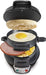 Breakfast Sandwich Maker with Egg Cooker Ring, Customize Ingredients, Perfect for English Muffins, Croissants, Mini Waffles, Single, Coral