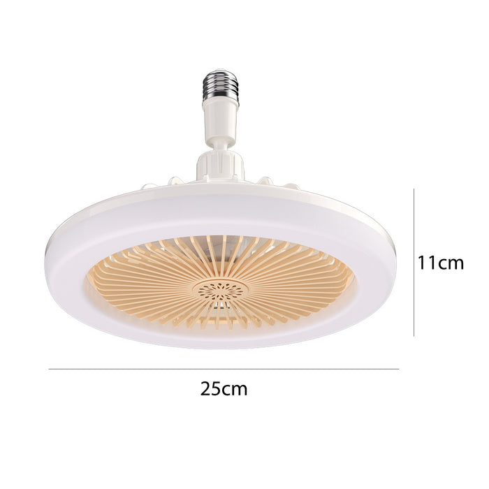 Ceiling Fan with Light and Control 360° Rotation E27 Ceiling Fan Cooling Electric Fan Lamp Chandelier For Room Home Decoration