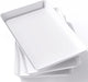 Serving Tray Plastic for Party, 15" X 10" Platters for Serving Food, White Food Tray for Snacks, Food, Cookies, Set of 3, BPA Free