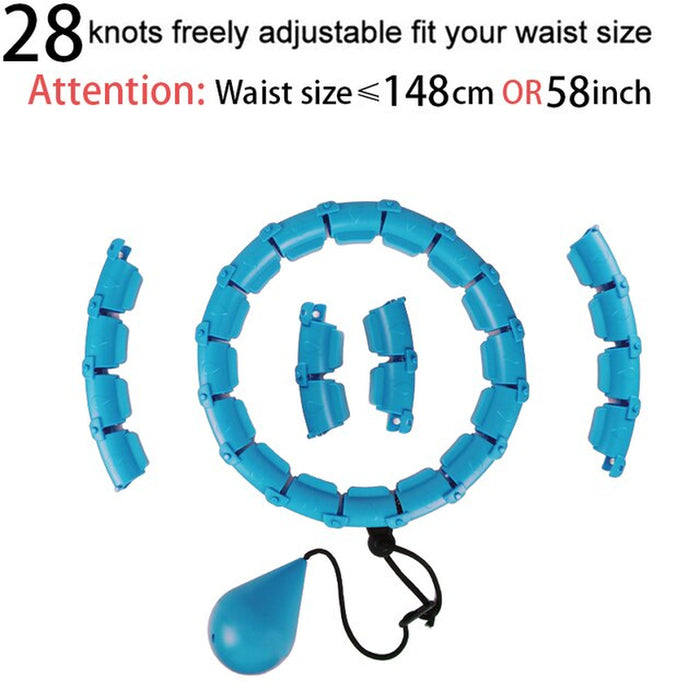  Smart Adjustable Sport Hoops Abdominal Thin Waist Exercise Detachable Hola Massage Fitness Hoop Gym Home Training Loss Weight