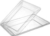 Plastic Serving Trays - Serving Platters Rectangle 10 X 14 Disposable Party Dish Black Pack of 4