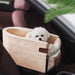 Portable Cat Dog Bed for Car Travel Central Control Car Safety Pet Seat Transport Dog Carrier Protector for Small Dog Chihuahua