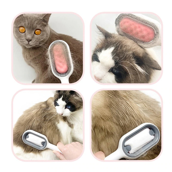 Pet Grooming Brush Cat and Dog General Comb to Remove Floating Hair Sticky Hair Disposable Wipes Pet Cleaning Supplies