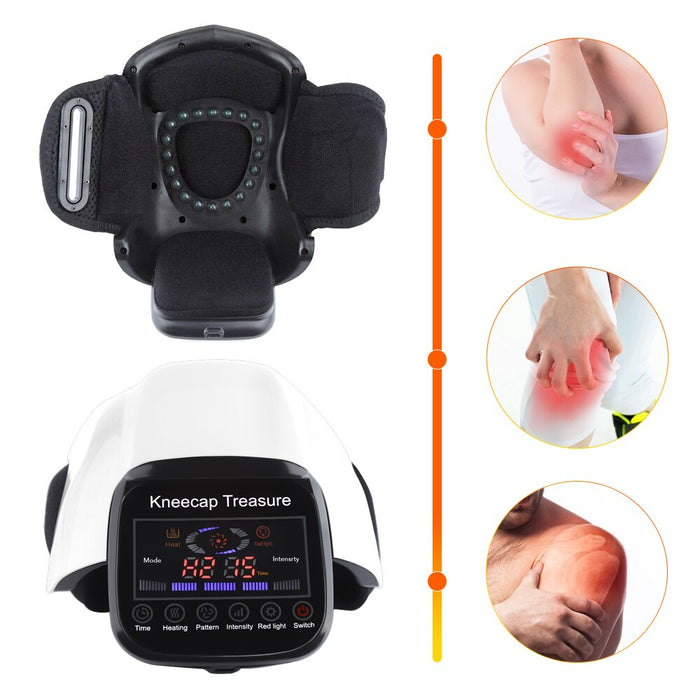Electric Infrared Heating Knee Massage Air Pressure& Vibration Physiotherapy Instrument Knee Massage Rehabilitation Pain Relief