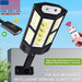 LED Solar Street Light Commercial Outdoor Dusk to Dawn Road Wall Lamp 990000LM