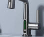 Waterfall Temperature Digital Display Basin or Kitchen Faucet Lift up down Stream Sprayer Hot Cold Water Sink Mixer Wash Tap