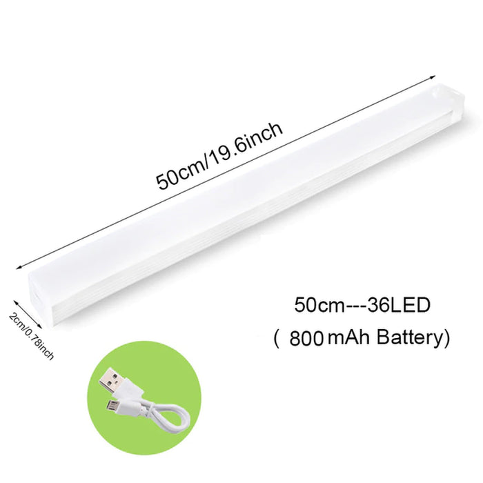 Motion Sensor Light Wireless LED Night Light USB Rechargeable Night Lamp for Kitchen Cabinet Wardrobe Lamp Staircase Backlight