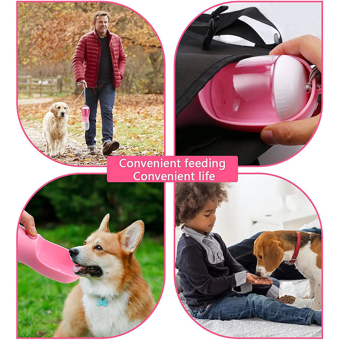 Dog Water Bottle for Dogs Puppy Outdoor Travel Pet Water Bowl Portable Dog Waterer Dispenser Dog Food Container Pet Accessories
