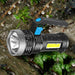 12000000LM LED Flashlight Tactical Torch Lamp Worklight USB Rechargeable Light