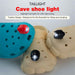 2Pcs LED Lights for Croc Mount Croc Shoes Waterproof Rechargeable Light ABS LED Headlights Decoration Accessories for Croc