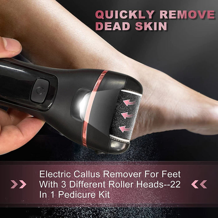 Professional Electric Foot Grinder File Callus Dead Skin Remover Pedicure Tool
