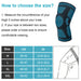 Silicone Knee Sleeve Compression Brace Support Gym Joint Pain Arthritis Relief