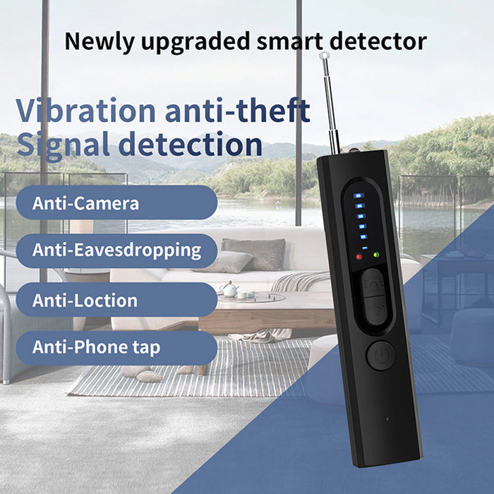 X13 RF Signal Hidden Camera Detector anti Spy Candid Pinhole Camara Magnetic GPS Locator Wireless Audio GSM Bug Finder Scanner